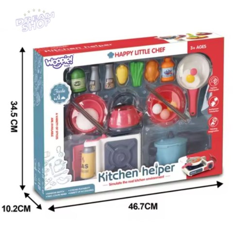WOOPIE Zestaw Kuchenny dla dzieci "Pomocnik Kucharza" Akcesoria WOOPIE Zestaw Kuchenny dla dzieci "Pomocnik Kucharza" Akcesoria