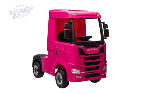 Auto Na Akumulator Scania 500R HL698 Różowe 4x4 Auto Na Akumulator Scania 500R HL698 Różowe 4x4