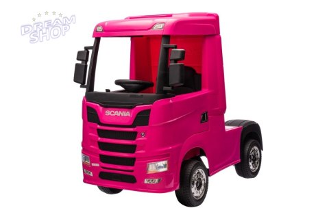 Auto Na Akumulator Scania 500R HL698 Różowe 4x4 Auto Na Akumulator Scania 500R HL698 Różowe 4x4