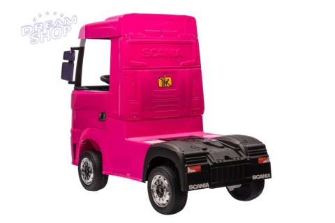 Auto Na Akumulator Scania 500R HL698 Różowe 4x4 Auto Na Akumulator Scania 500R HL698 Różowe 4x4