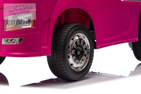 Auto Na Akumulator Scania 500R HL698 Różowe 4x4 Auto Na Akumulator Scania 500R HL698 Różowe 4x4