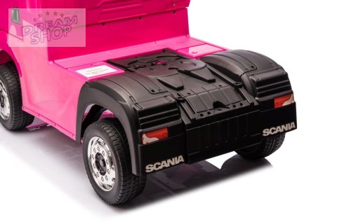 Auto Na Akumulator Scania 500R HL698 Różowe 4x4 Auto Na Akumulator Scania 500R HL698 Różowe 4x4