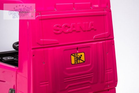 Auto Na Akumulator Scania 500R HL698 Różowe 4x4 Auto Na Akumulator Scania 500R HL698 Różowe 4x4