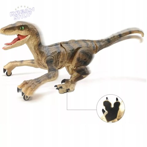Dinozaur Velociraptor zdalnie sterowany pilot port usb dźwięki QX023 Dinozaur Velociraptor zdalnie sterowany pilot port usb dźwięki QX023