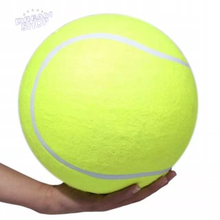 Duża piłka tenisowa 24cm nadmuchiwana gumowa zabawka do zabawy dla dzieci