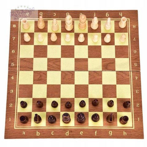 GRY PLANSZOWE 3w1 rodzinne klasyczne Szachy Warcaby Tryktrak 623A