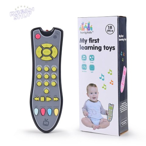 Interaktywny Pilot TV Dla Malucha Edukacyjny Światło Dźwięk Interaktywny Pilot TV Dla Malucha Edukacyjny Światło Dźwięk