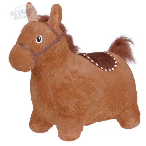 Pompowany konik skoczek pluszowy do skakania dla dziecka pompka ZA5443 CB Pompowany konik skoczek pluszowy do skakania dla dziecka pompka ZA5443 CB