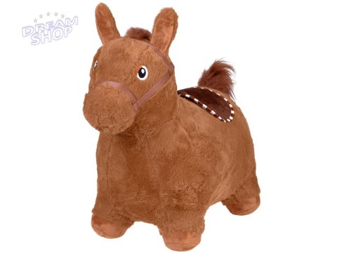 Pompowany konik skoczek pluszowy do skakania dla dziecka pompka ZA5443 CB Pompowany konik skoczek pluszowy do skakania dla dziecka pompka ZA5443 CB