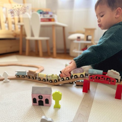 Tooky Toy Drewniane Pojazdy Wagoniki na Magnes Tooky Toy Drewniane Pojazdy Wagoniki na Magnes