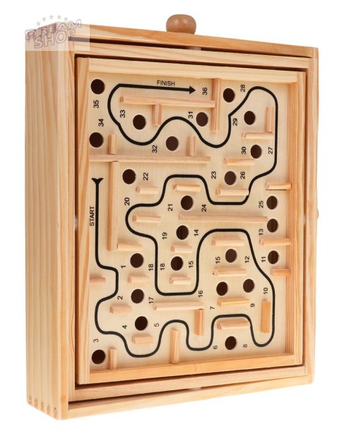 Drewniana Gra Zręcznościowa Labirynt