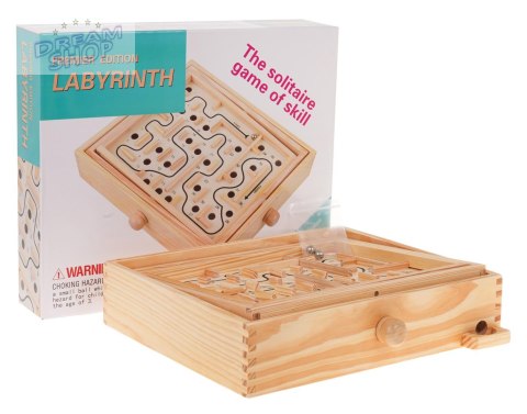 Drewniana Gra Zręcznościowa Labirynt