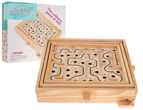 Drewniana Gra Zręcznościowa Labirynt