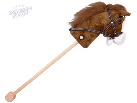 Hobby Horse Koń na patyku Dźwięk galopu i rżenia + ruchomy pysk ZA5442 Hobby Horse Koń na patyku Dźwięk galopu i rżenia + ruchomy pysk ZA5442
