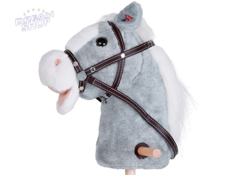 Hobby Horse Koń na patyku Dźwięk galopu i rżenia + ruchomy pysk ZA5442 Hobby Horse Koń na patyku Dźwięk galopu i rżenia + ruchomy pysk ZA5442