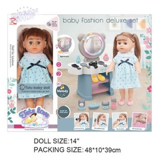 Lalka Kinga z Toaletką + Akcesoria