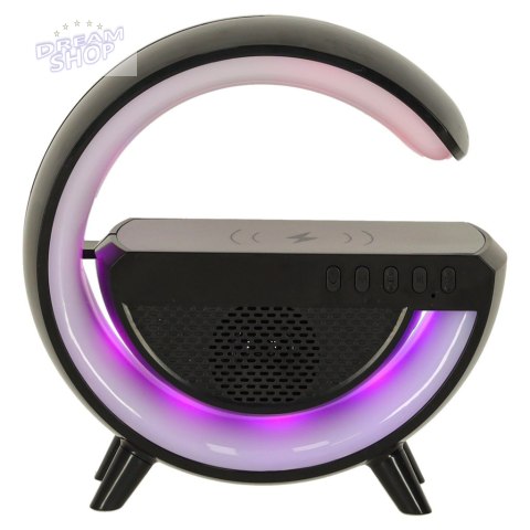 Lampka LED RGB ładowarka indukcyjna radio