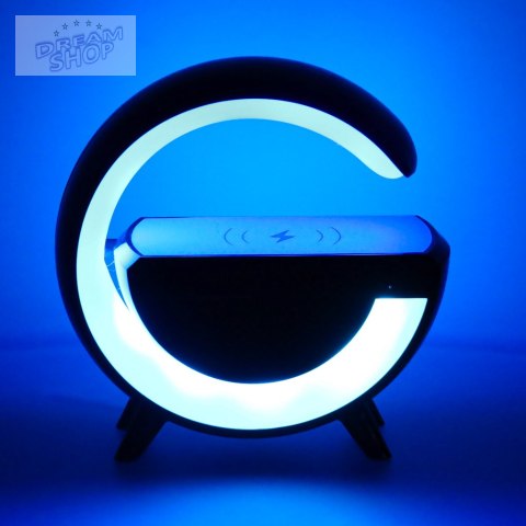 Lampka LED RGB ładowarka indukcyjna radio