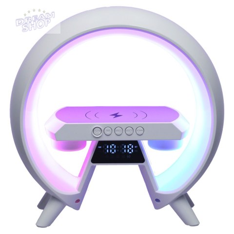 Lampka LED z ładowarką indukcyjną z radiem