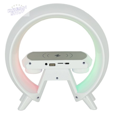 Lampka LED z ładowarką indukcyjną z radiem