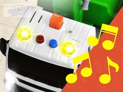 Multifunkcyjna Ciężarówka, Laweta, Dźwig, Transporter + Samochód 1:16 Multifunkcyjna Ciężarówka, Laweta, Dźwig, Transporter + Samochód 1:16