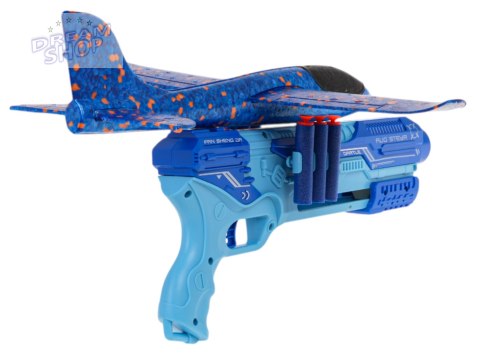 Pistolet z Wyrzutnią Samolotową 5w1 Niebieski