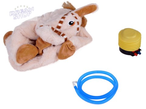 Pompowany konik skoczek pluszowy do skakania dla dziecka pompka ZA5443 JB Pompowany konik skoczek pluszowy do skakania dla dziecka pompka ZA5443 JB