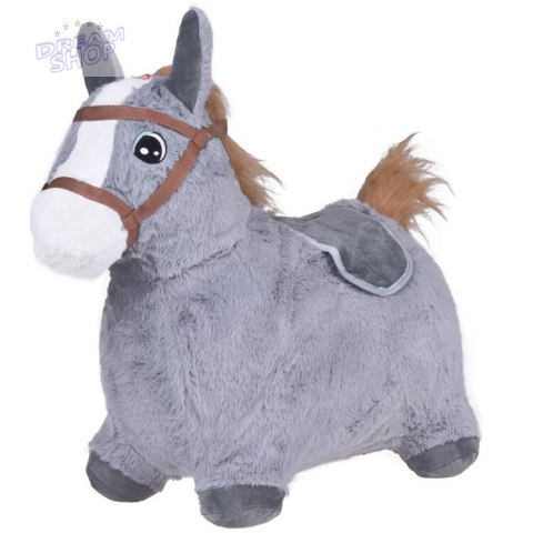 Pompowany konik skoczek pluszowy do skakania dla dziecka pompka ZA5443 SZ Pompowany konik skoczek pluszowy do skakania dla dziecka pompka ZA5443 SZ
