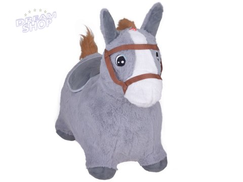 Pompowany konik skoczek pluszowy do skakania dla dziecka pompka ZA5443 SZ Pompowany konik skoczek pluszowy do skakania dla dziecka pompka ZA5443 SZ