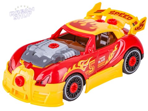 Sportowy Samochód do rozkręcania i skręcania 2w1 TUNING + Wkrętarka Sportowy Samochód do rozkręcania i skręcania 2w1 TUNING + Wkrętarka