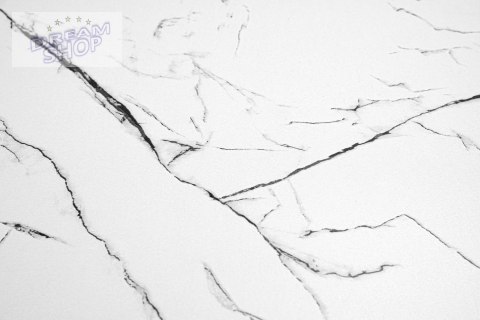 Stół nowoczesny okrągły Paris Black 80 cm MARMUR biały Stół nowoczesny okrągły Paris Black 80 cm MARMUR biały