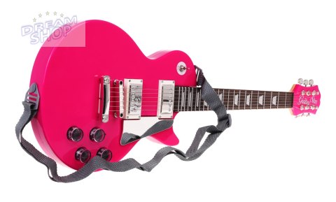 Zestaw Gitara + Mikrofon Róż