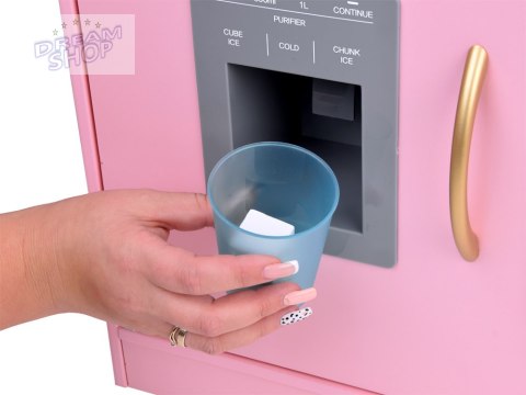Duża Kuchnia drewniana dla dzieci retro lodówka piekarnik kostkarka ZA5268 Duża Kuchnia drewniana dla dzieci retro lodówka piekarnik kostkarka ZA5268