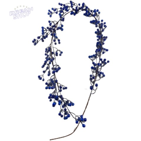 GIRLANDA Z OWOCÓW JARZĘBINY GRANATOWEJ 160CM GIRLANDA Z OWOCÓW JARZĘBINY GRANATOWEJ 160CM