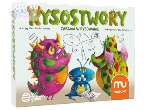 Muduko Gra Rysostwory - kreatywna zabawa w rysowanie GR0641