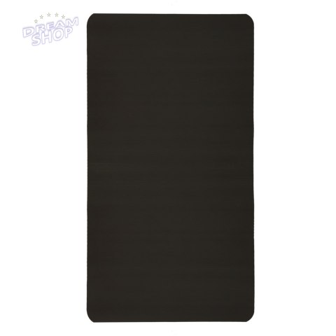 Mata do ćwiczeń jogi gruba 185x80x1,5 cm czarna Mata do ćwiczeń jogi gruba 185x80x1,5 cm czarna