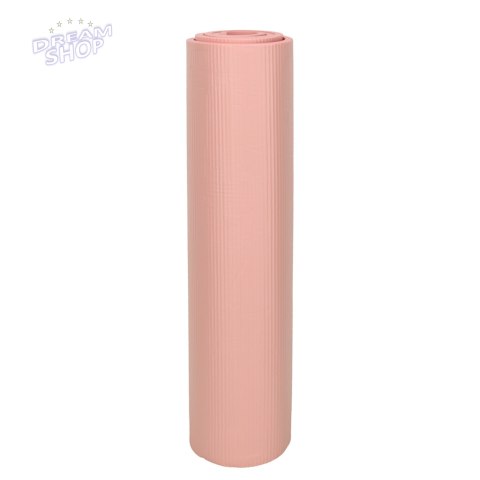 Mata do ćwiczeń jogi gruba 185x80x1,5 cm różowa Mata do ćwiczeń jogi gruba 185x80x1,5 cm różowa