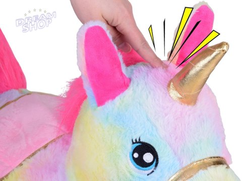 Pompowany konik kucyk skoczek tęczowy jednorożec pluszowy + pompka ZA5444 Pompowany konik kucyk skoczek tęczowy jednorożec pluszowy + pompka ZA5444