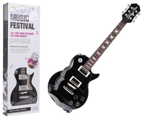 Zestaw Gitara + Mikrofon Czarna