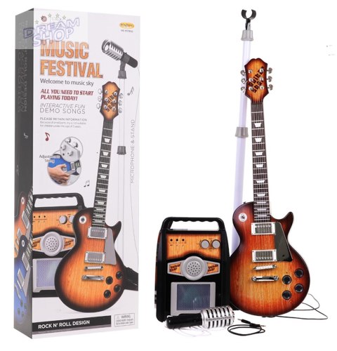 Zestaw Gitara + Wzmacniacz Brąz