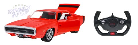 1970 Dodge Charger RT czerwony RASTAR model 1:16 Zdalnie sterowane auto + Pilot 1970 Dodge Charger RT czerwony RASTAR model 1:16 Zdalnie sterowane auto + Pilot