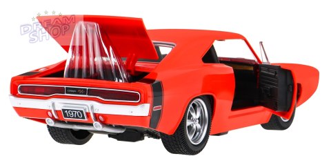 1970 Dodge Charger RT czerwony RASTAR model 1:16 Zdalnie sterowane auto + Pilot 1970 Dodge Charger RT czerwony RASTAR model 1:16 Zdalnie sterowane auto + Pilot