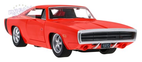 1970 Dodge Charger RT czerwony RASTAR model 1:16 Zdalnie sterowane auto + Pilot 1970 Dodge Charger RT czerwony RASTAR model 1:16 Zdalnie sterowane auto + Pilot