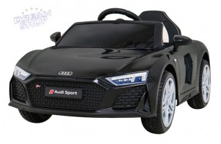 Audi R8 LIFT Samochodzik na akumulator Czarny + Pilot + Koła EVA + MP3 + LED
