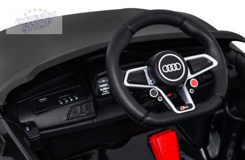 Audi R8 LIFT Samochodzik na akumulator Czarny + Pilot + Koła EVA + MP3 + LED Audi R8 LIFT Samochodzik na akumulator Czarny + Pilot + Koła EVA + MP3 + LED