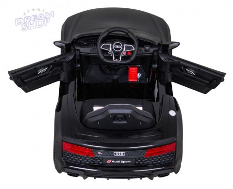 Audi R8 LIFT Samochodzik na akumulator Czarny + Pilot + Koła EVA + MP3 + LED Audi R8 LIFT Samochodzik na akumulator Czarny + Pilot + Koła EVA + MP3 + LED