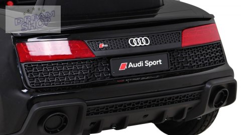 Audi R8 LIFT Samochodzik na akumulator Czarny + Pilot + Koła EVA + MP3 + LED Audi R8 LIFT Samochodzik na akumulator Czarny + Pilot + Koła EVA + MP3 + LED