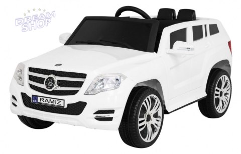 Autko City Rider dla dzieci Biały + Pilot + Regulacja kierownicy + Wolny Start + MP3 USB + LED Autko City Rider dla dzieci Biały + Pilot + Regulacja kierownicy + Wolny Start + MP3 USB + LED