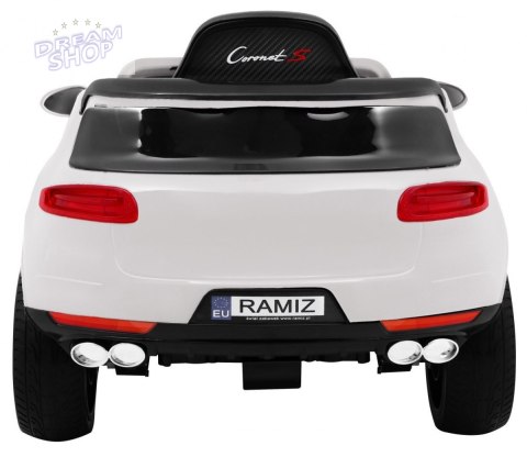 Autko Turbo-S na akumulator dla dzieci Biały + Pilot + Wolny Start + Koła EVA + Radio MP3 Autko Turbo-S na akumulator dla dzieci Biały + Pilot + Wolny Start + Koła EVA + Radio MP3