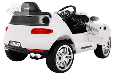 Autko Turbo-S na akumulator dla dzieci Biały + Pilot + Wolny Start + Koła EVA + Radio MP3 Autko Turbo-S na akumulator dla dzieci Biały + Pilot + Wolny Start + Koła EVA + Radio MP3
